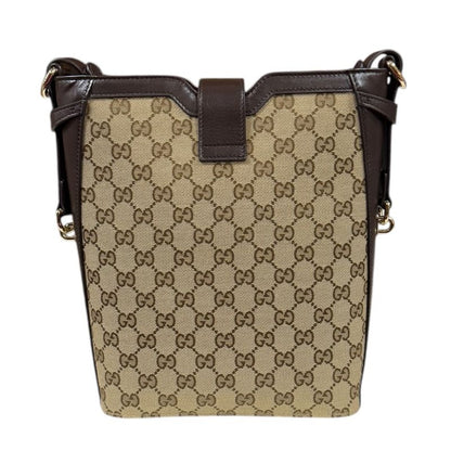 Gucci Medium Bucket Bag Shoulder Bag GG Supreme Canvas 782911 Beige Ladies