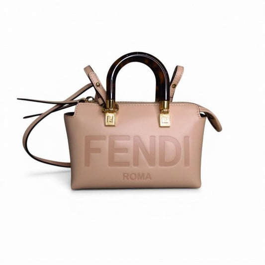 Fendi Visible Mini Shoulder Bag 2-Way Beige