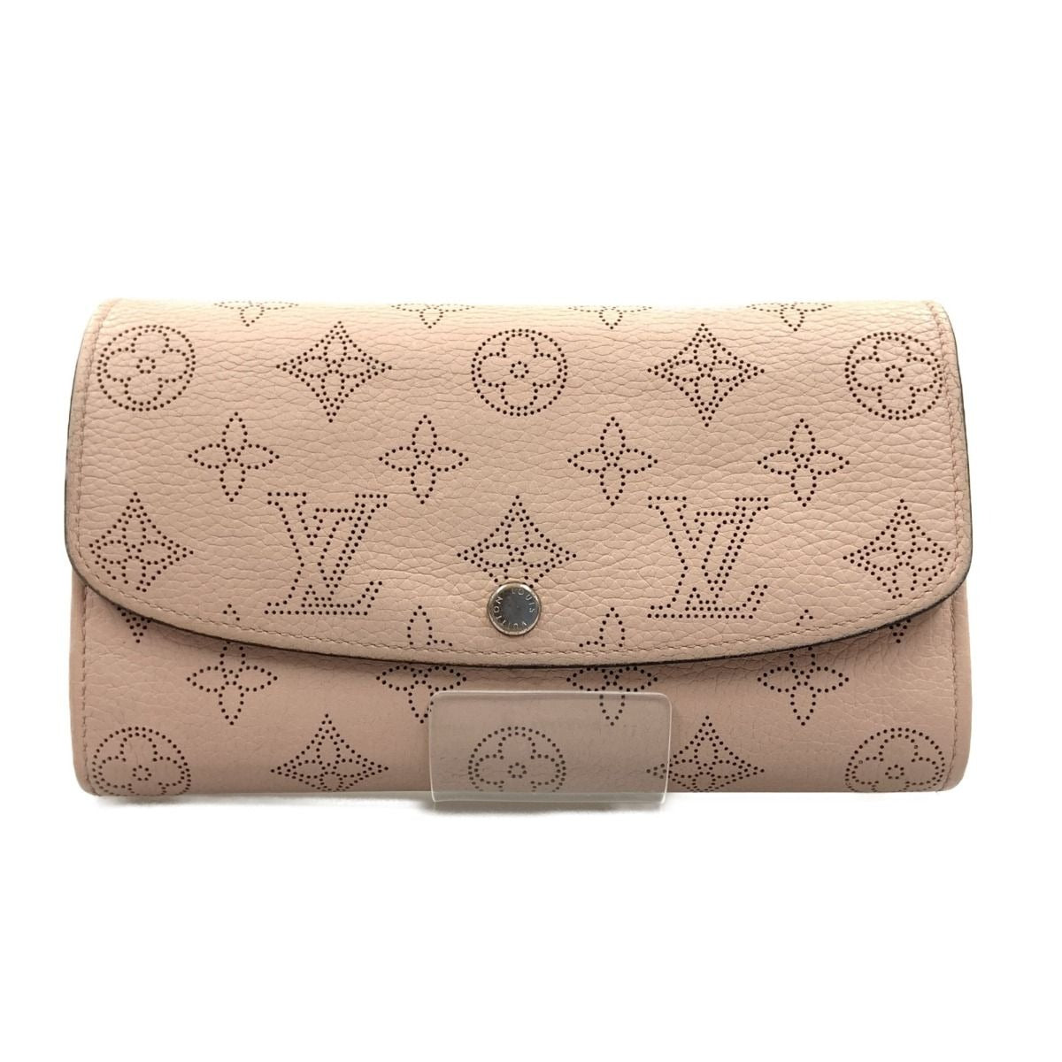 Louis Vuitton Mahina Portefeuille Iris Bifold Long Wallet Light Pink