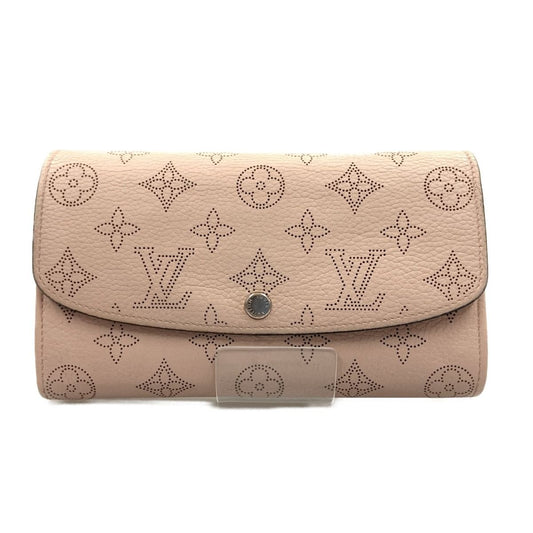 Louis Vuitton Mahina Portefeuille Iris Bifold Long Wallet Light Pink