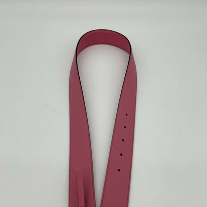 Gucci Belt Interlocking Leather Metal Pink Light Togo — view 6