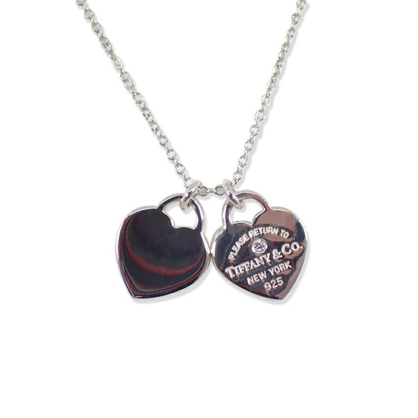 Tiffany & Co 925 Return to Double Pendant