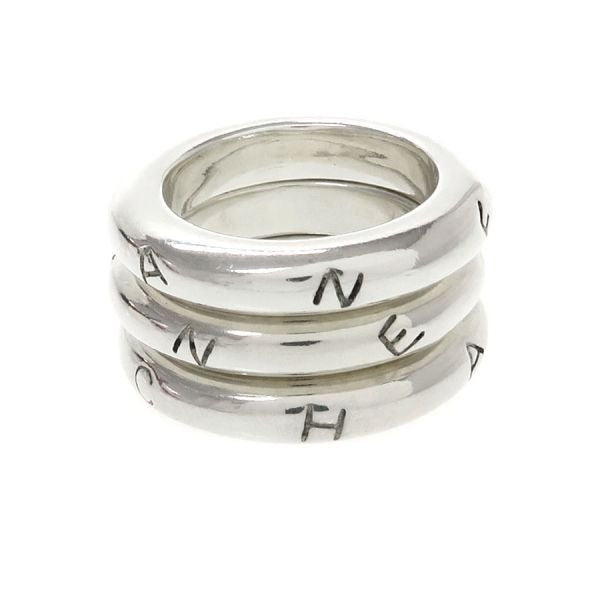 Chanel Triple Logo Ring 925
