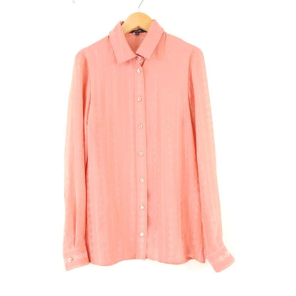 Gucci Shirt Blouse 38 S Silk Long Sleeve