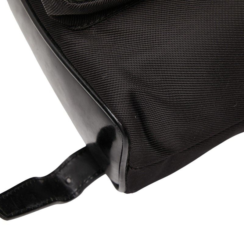 Gucci Bamboo Mini Backpack 00319980030 Black Nylon Leather Women's Gucci