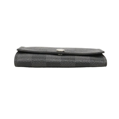 Louis Vuitton Key Case Damier Graphite Multicles 6 Black Key Holder — view 2