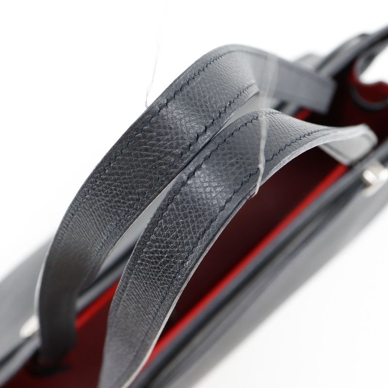 Hermes Cabas Na Vaux Epson Black □H Ladies Tote Bag