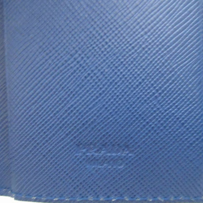 Prada 2m0223 Saffiano Leather Blue 6-ring Key Case 1310 Prada