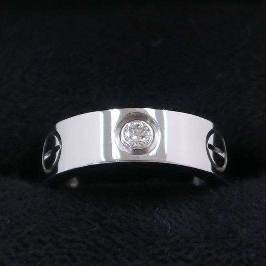 Cartier Love Ring Half Diamond 47