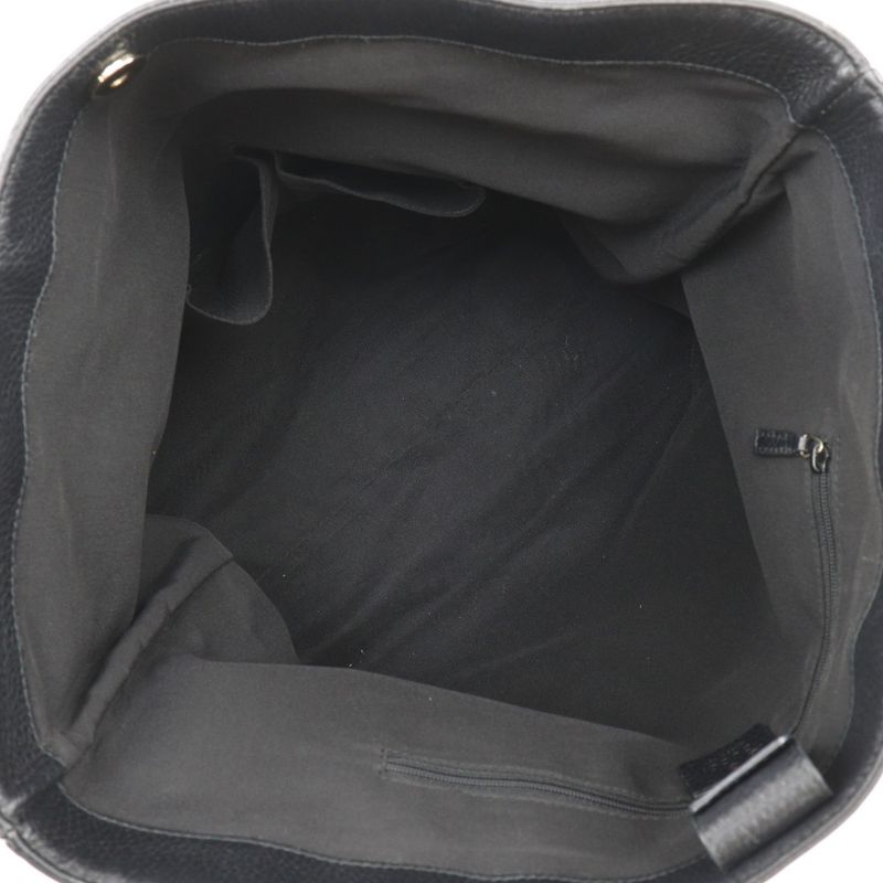 Gucci GG Outlet 341536 Nylon Canvas Black Unisex Tote Bag