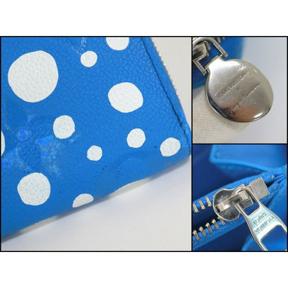 Louis Vuitton Zippy Wallet Infinity Dot Monogram Empreinte Blue Cles — view 7