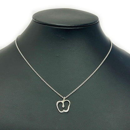 Tiffany & Co Silver Apple Motif Necklace 3.8 g 925 Engraved