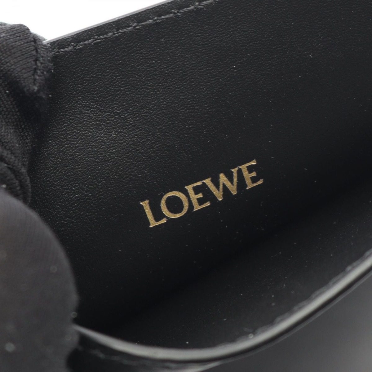 Loewe Shoulder Bag Pebble Dice Pocket Black Leather — view 4