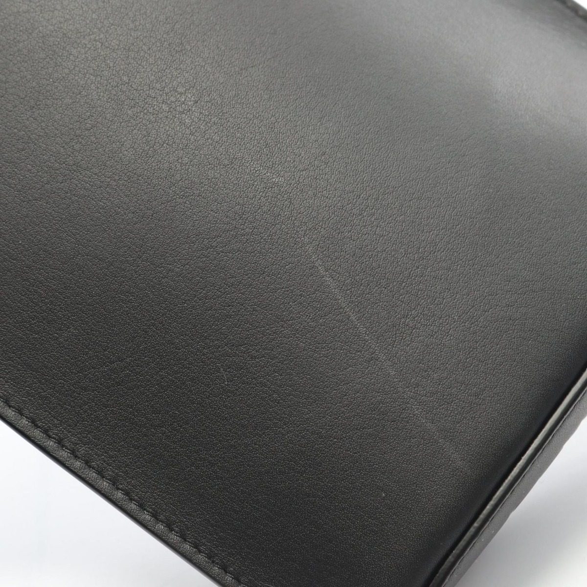 Loewe Shoulder Bag Pebble Dice Pocket Black Leather — view 6