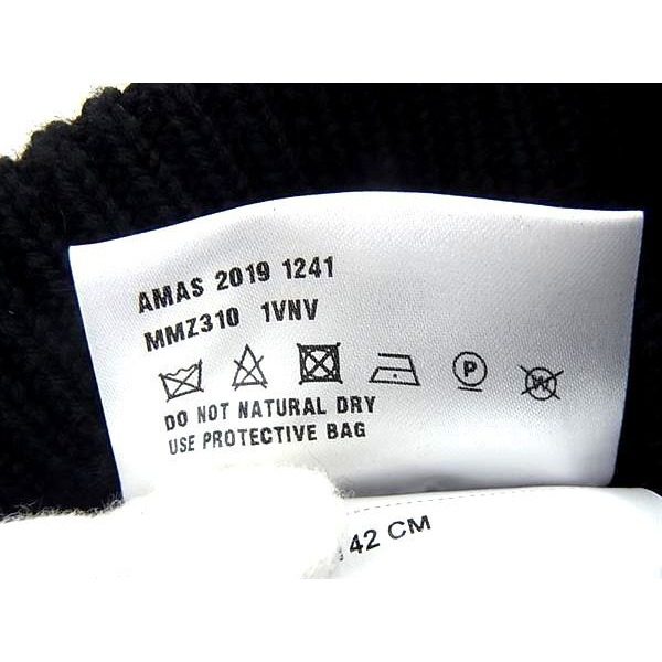 Miu Miu Miu Wool Flower Knit Cap Hat Black — view 5