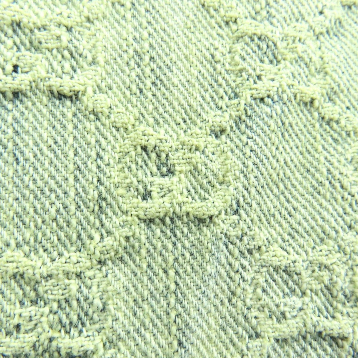 Gucci Cotton Logo Button GG Pattern Trapezoid Denim Skirt Indigo 42 — view 8