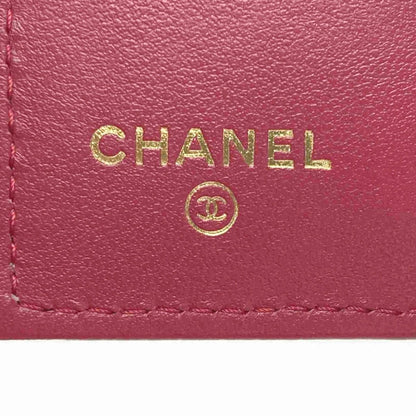 Chanel Classic Small Flap Wallet Ap0230 Rose Pink Cloth