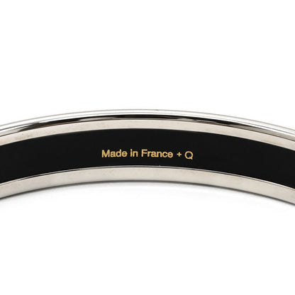 Hermes Bangle Emile PM Metal Cloisonne Multicolor and Silver Hardware