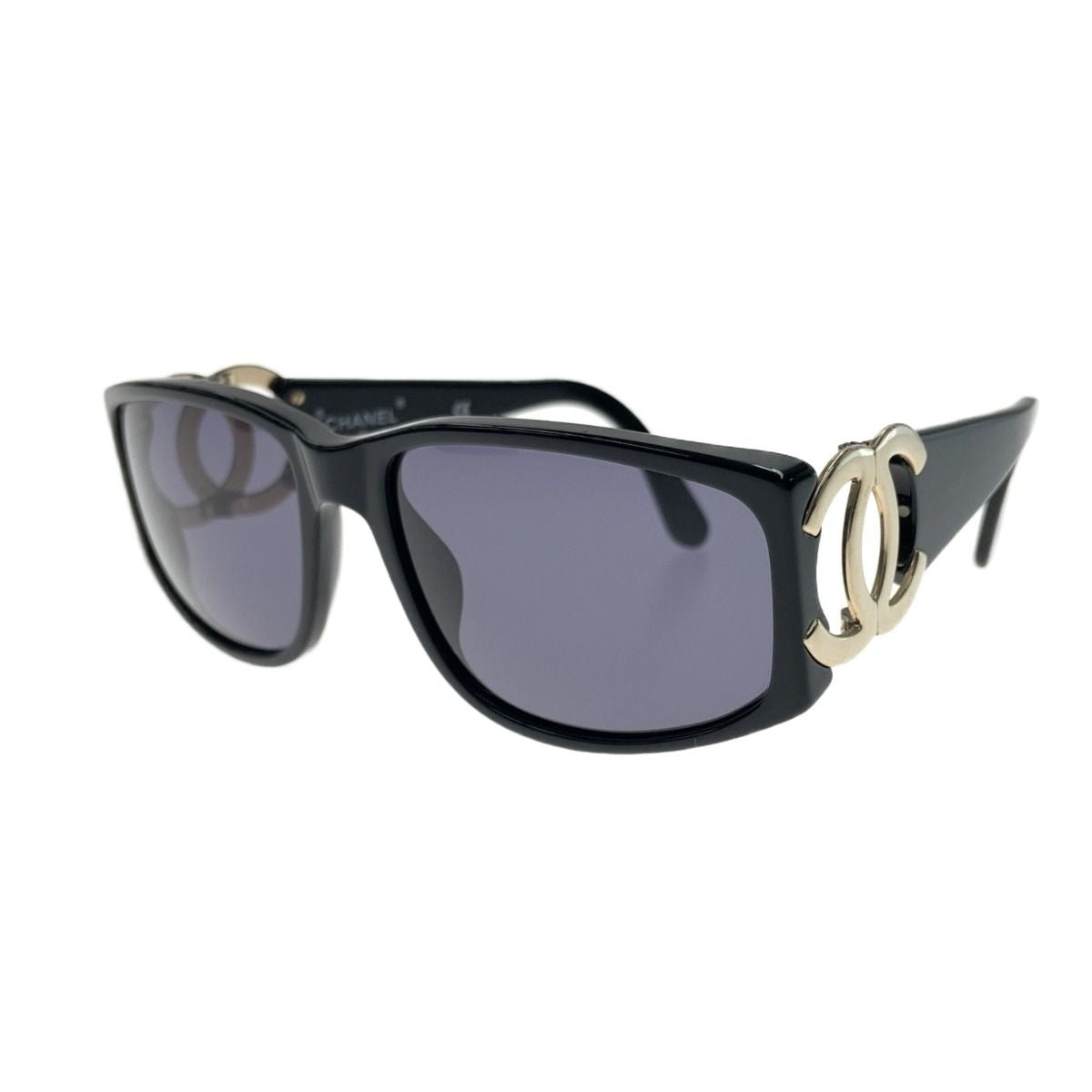 Chanel Coco Mark Sunglasses 02461 94305 Gold Black