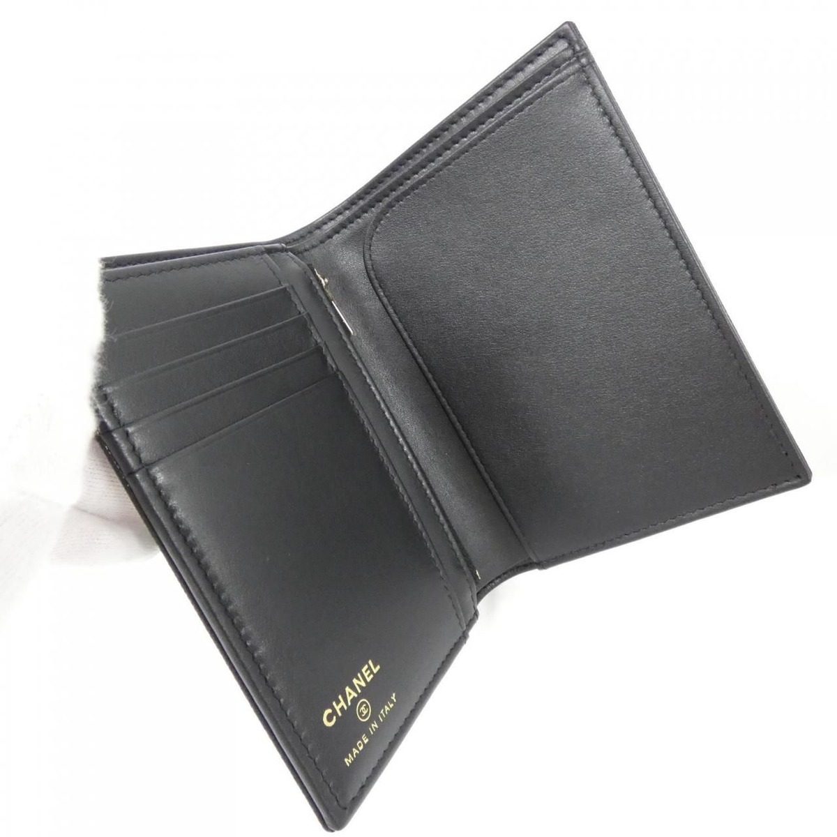 Chanel Passport Case Passport Holder Black — view 4