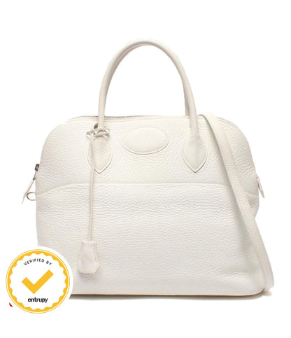 Hermes 2-Way Shoulder Bag Silver Bolide 35