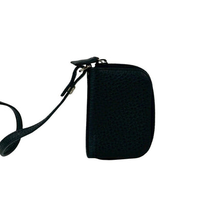Prada Log Leather Strap Round Zip 6 Key Holder — view 2