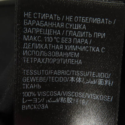 Balenciaga 23SS 746254 BB Logo Design Sleeveless Dress Black 36 Made In France