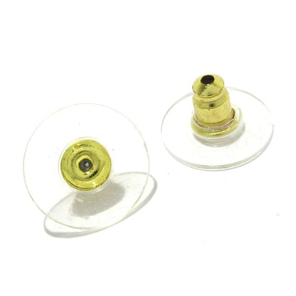 Chanel Earrings - Gold And Pink Coco Mark