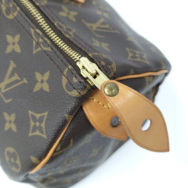 Louis Vuitton Speedy 35 Mini Boston Bag Monogram Brown M41524