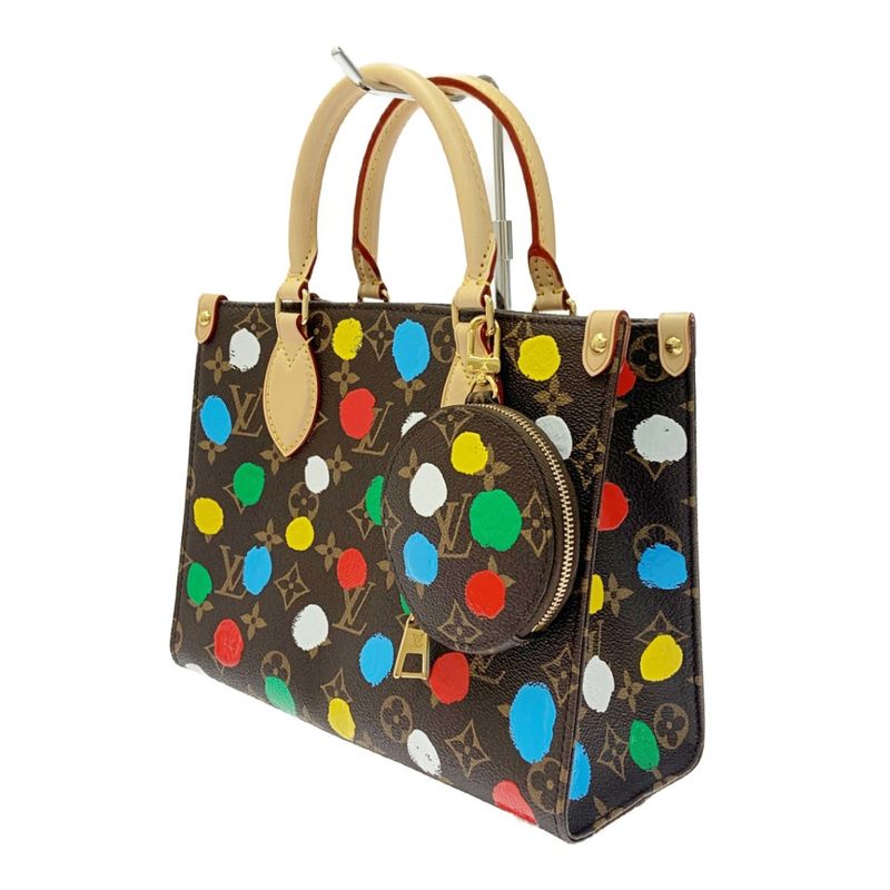 Louis Vuitton M46380 Monogram on-the-Go PM X Yayoi Kusama