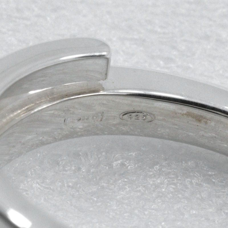 Gucci Nail Motif Silver 925 Size 9 Ladies 5.2g Ring