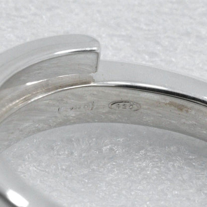 Gucci Nail Motif Silver 925 Size 9 Ladies 5.2g Ring
