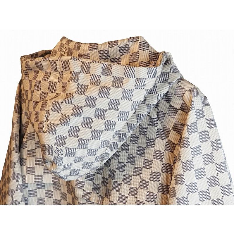 Louis Vuitton Damier Azure Radimir Hooded Parka 1a8rhw Zip Up Outerwear Coat