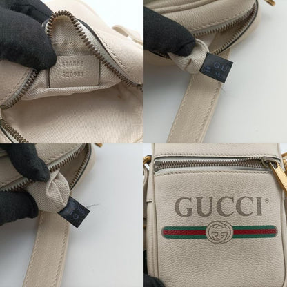 Gucci Printed Messenger White Leather 574803 A028973505