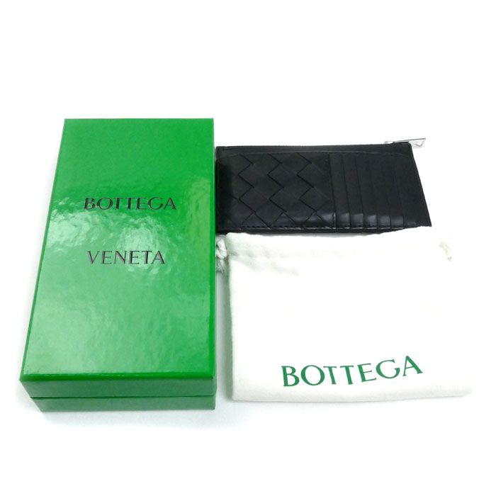 Bottega Veneta Bottega Veneta Fragment Case Coin Case Black 766155vcpq3 Men's