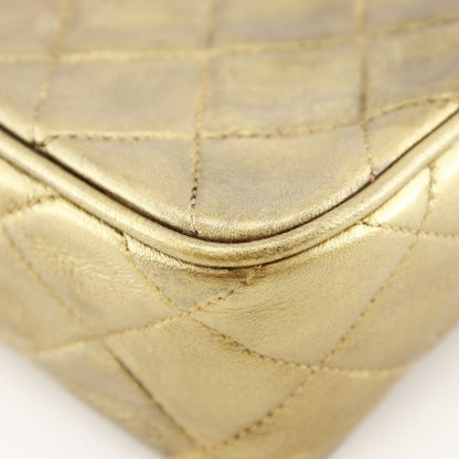 Chanel Fringe Chain Shoulder Matelasse A03727 Lambskin Gold Ladies Shoulder Bag