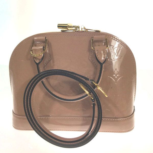 Louis Vuitton M91585 Vernis Alma BB Handbag Shoulder Bag Louis Vuitton Rose