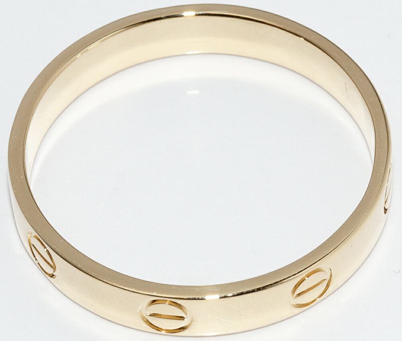 Cartier Ring 18K Yellow Gold Love Ring Small Model LOVE Wedding Ring Mini Love