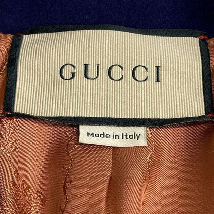 Gucci Coat Size 38 S Women - 655261 Zaal6 Dark Navy Long Sleeves/long Length/fal