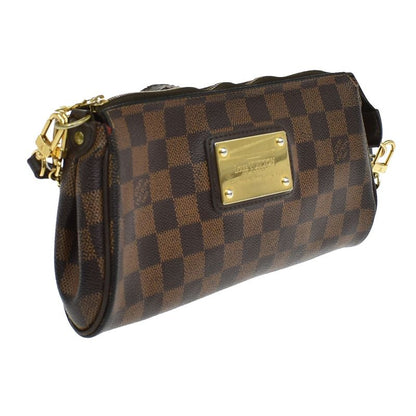 Louis Vuitton Shoulder Bag Handbag Eva 2WAY Damier Ebène N55213 16kb053