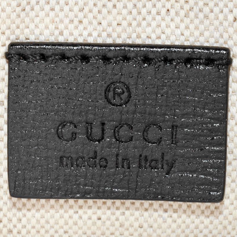 Gucci Horsebit 1955 Handbag 2WAY Leather 637115 Black Bucket Bag Shoulder Bag