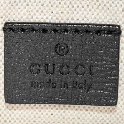 Gucci Horsebit 1955 Handbag 2WAY Leather 637115 Black Bucket Bag Shoulder Bag