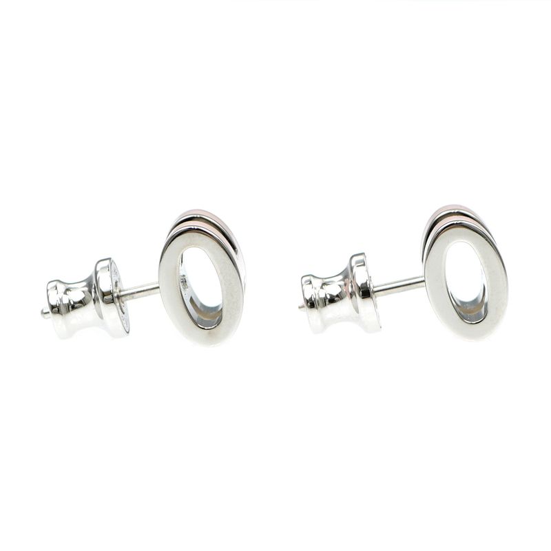 Hermes Earrings Pop Ash Mini H Pair Pink Silver Color Jewelry Others
