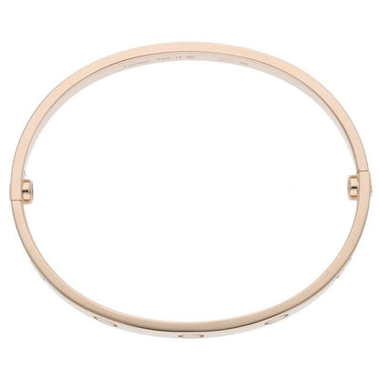 Cartier LOVE Bracelet 18K Pink Gold Love Bracelet Men's 17