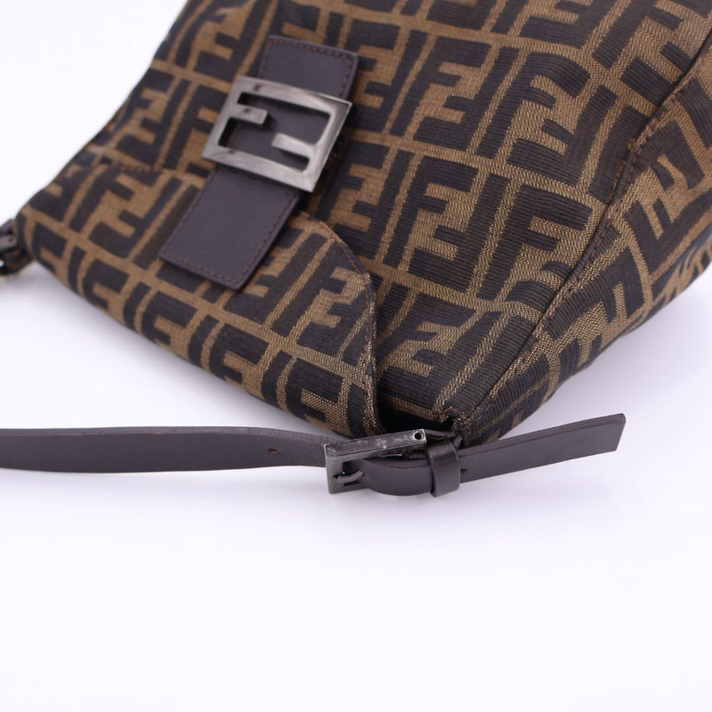 Fendi Zucca Shoulder Bag Brown