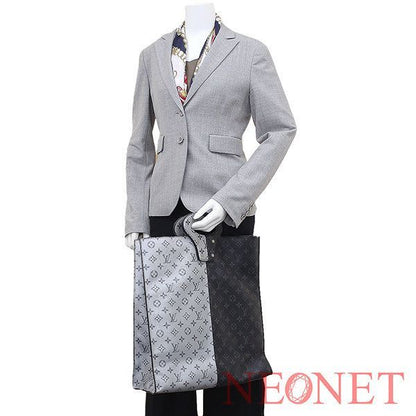 Louis Vuitton Monogram Pacific Eclipse Split Line Design Tote Bag Handbag
