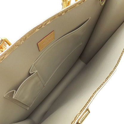 Louis Vuitton Tote Bag Sac Pla Mirror Vinyl Dre Gold Hardware Gold M40268
