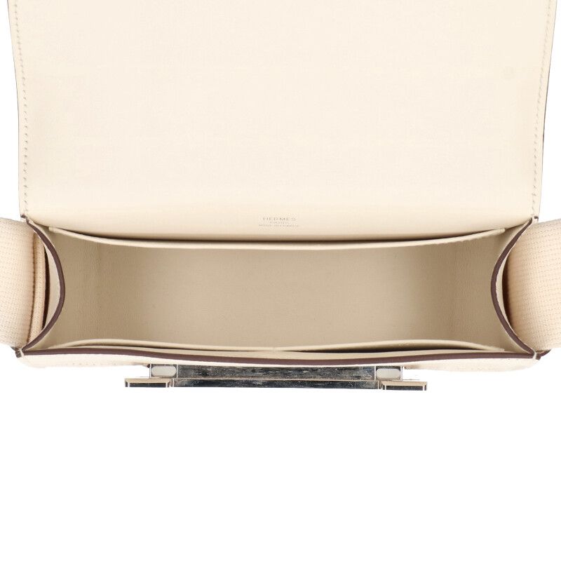 Hermes Geta U Engraved Svhardware Chèvre Nata Shoulder Bag Men's