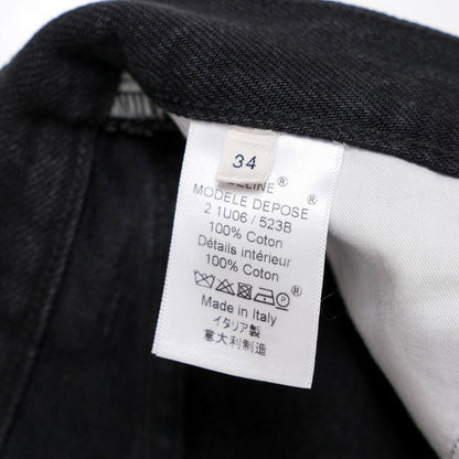Celine Denim Pants Size 34 2 1U06 523B Cut Off Denim Pants Made In Italy