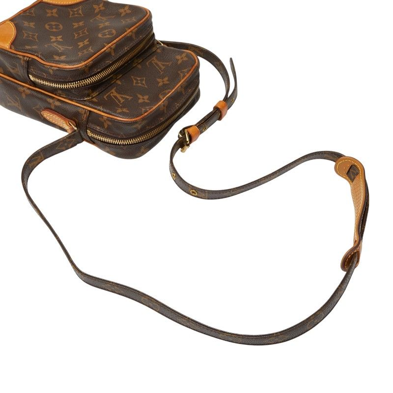Louis Vuitton Monogram Amazon Crossbody Shoulder Bag M45236 Brown PVC Leather